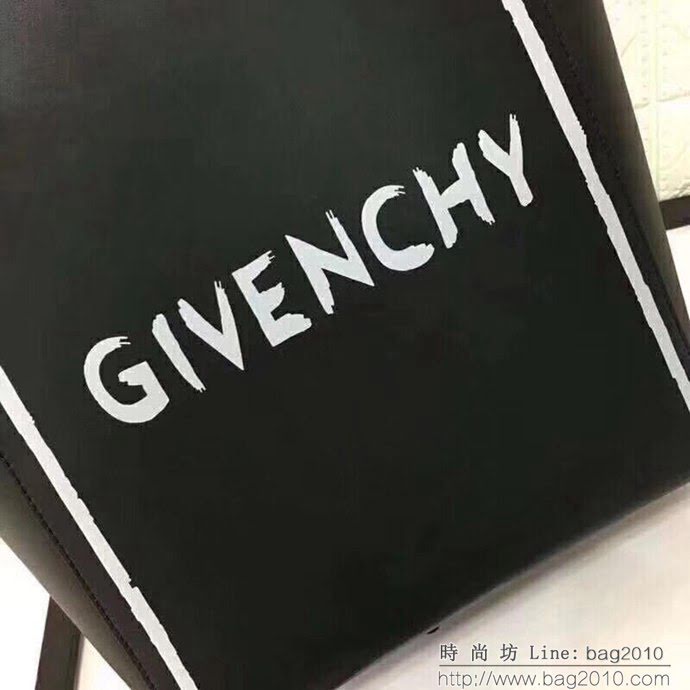 GlVENCHY紀梵希 2018新春款 專櫃同步 首款塗鴉風格 購物袋 進口牛皮原版五金 9815  tsg1158